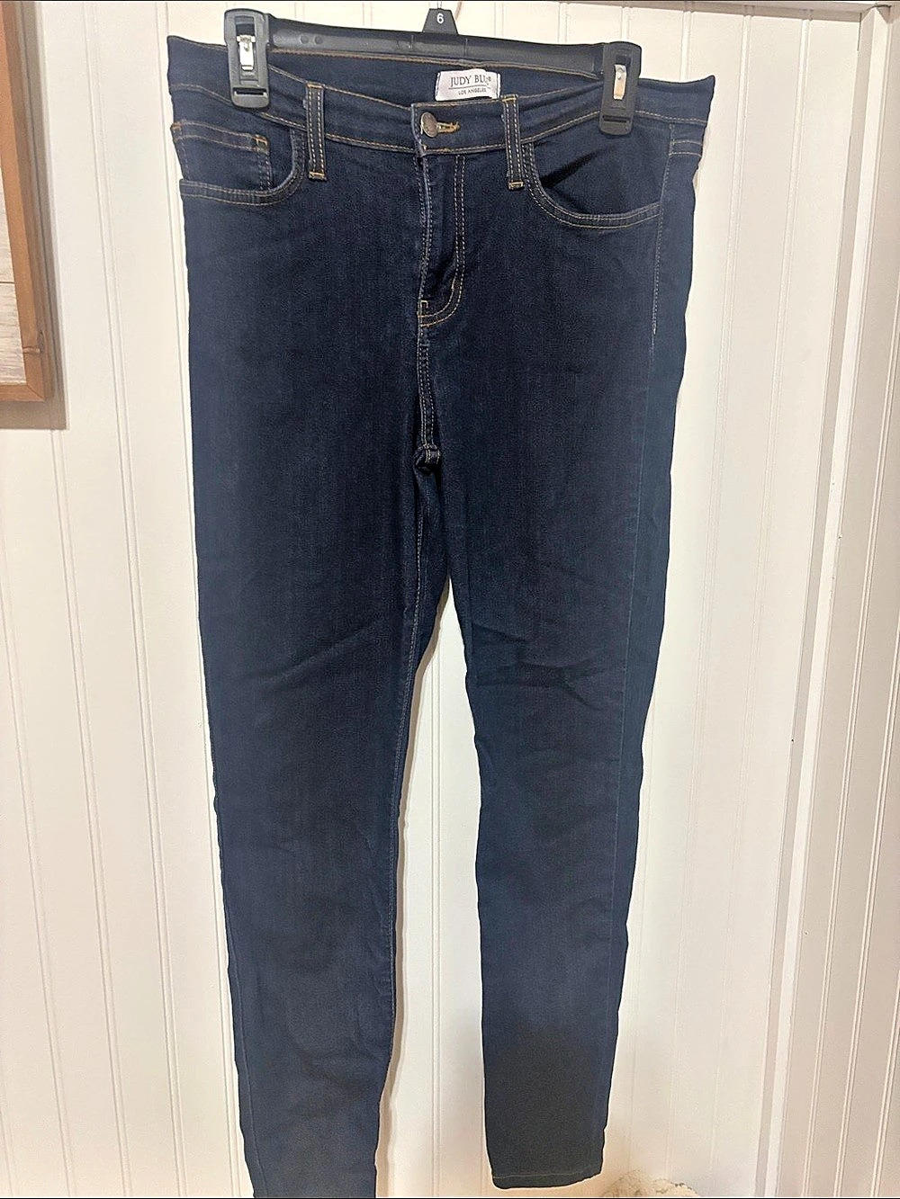 Judy Blue Women's Skinny Jeans Waist 31 Size 13 Blue Like New